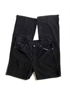 7080's JCPenny Garment Dye Black Flare Corduroy Pants