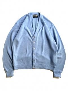 80's PINE STATE Acryl Cardigan SKY BLUE XL