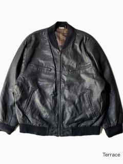 80's Euro Leather Blouson BLACK