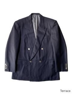 80's Christian Dior MONSIEUR Double Breasted Navy Blazer