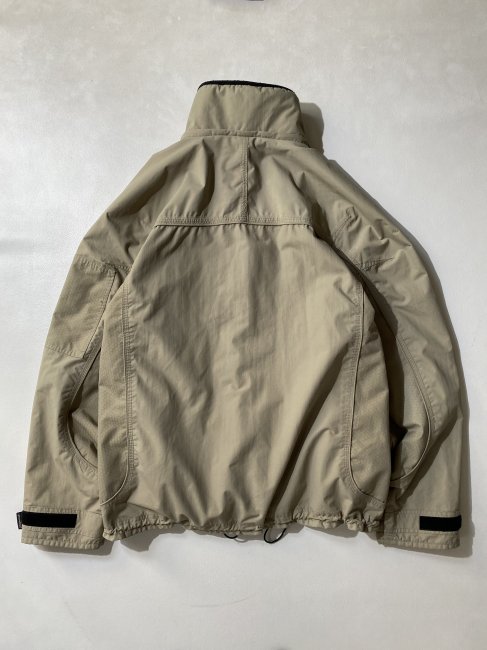 90's OAKLEY Nylon Zip-up Jacket GREIGE 