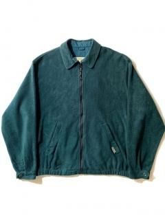 90's LONDON FOG Fleece Drizzler Jacket DARK GREEN