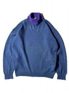 90's The Irish Scene Border Turtleneck Knit