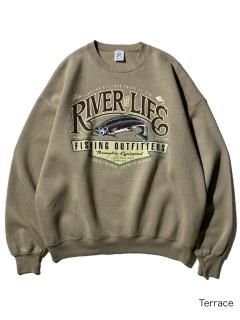 90's RIVER OF LIFE Sweat XL MADE IN U.S.A.