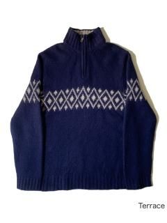 GAP Half-zip Knit NAVY L