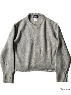 80~90s WOOLRICH Destroyed Knit MADE IN BRITISH