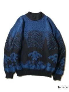 80's Mock-neck Knit