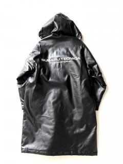 SUBARU TECNICA INTERNATIONAL Eco Leather Hooded Coat BLACK 