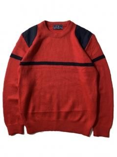 80's Euro Ski Sweater RED 