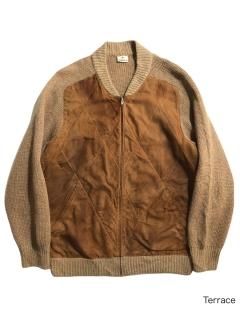 70s DAWALS Nubuck Switch Zip-up Jacket