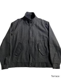 MEMBERS ONLY Rayon Blend Stand Collar Melton Blouson 