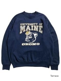 90's UNIVERSITY OF MAINE Sweat NAVY MADE IN U.S.A.