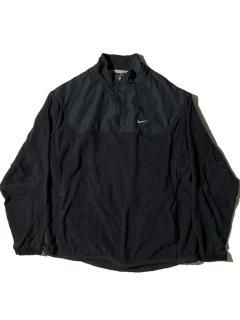 NIKE Half zip Pullover Fleece BLACK
