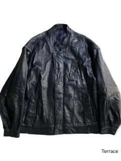 90's Euro Leather Blouson DARK NAVY µæ