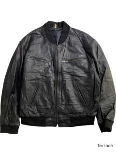 80's Euro Leather Blouson BLACK 