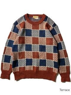 80's White Stag Wool/Acryric Panel knit