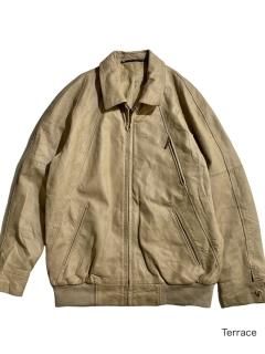 90's Euro Leather Jacket CREAM