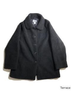 90's DEAD STOCK Antbony Richards Fleece Half Coat BLACK XL