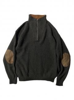 90's REI Elbow Patch Half-zip Knit