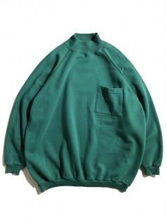 90's COCONUT JOE Mock-Neck Pocket Sweat MADE IN CANADA