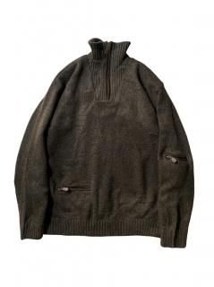 90's PAKEMANCATTO&CARTER Wool Half-zip Knit