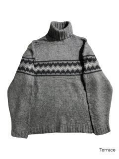 Nordic Turtleneck Wool Knit