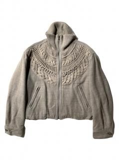 90's YOSHIYUKI KONISHI High-neck Design Knit Jacket