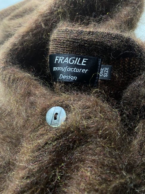 FRAGILE Mohair Cardigan 