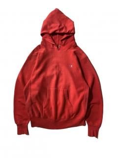 80〜90s Champion Reverse Weave Parka RED