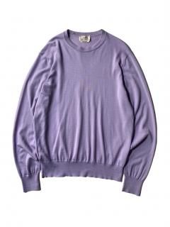 HERMES Merino Wool Knit LAVENDER MADE IN ITALY