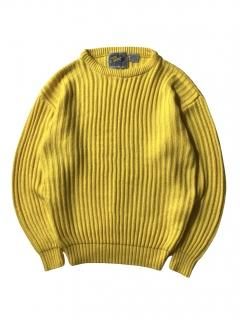 90's NEW CLASSIC Rib Knit YELLOW