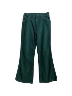 70's MR.LEGGS Bell Bottom ĥ饮 Pants GREEN (W32 L30)