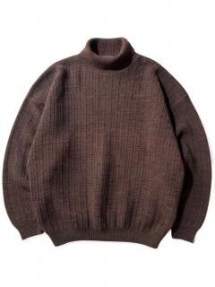 90's T&T Turtleneck Knit BROWN
