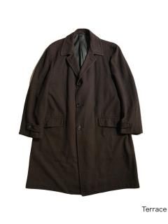 60's Balmacan Coat BLACK/BROWN ˥åդ