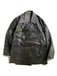 60's German Vintage Rubberized P-Coat