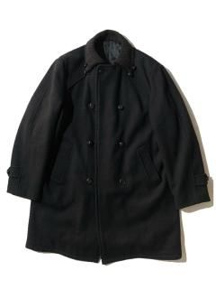 80's Melton Rib Neck Coat With Cadet Type Hoody