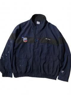 90's Chevron Work Jacket XXL NAVY MADE IN U.S.A.