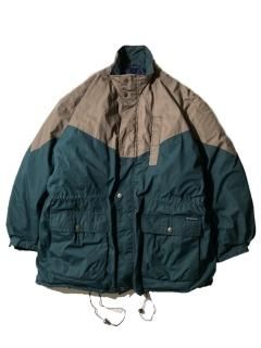90's MIGHTY-MAC 2tone Down Jacket 