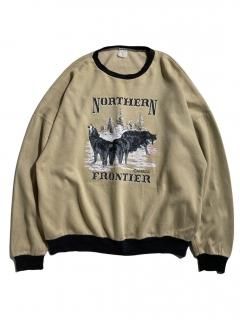 90's NORTHERN FRONTIER 2tone Sweat