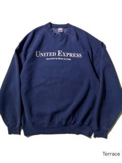 90's UNITED EXPRESS Sweat NAVY XL MADE IN U.S.A.