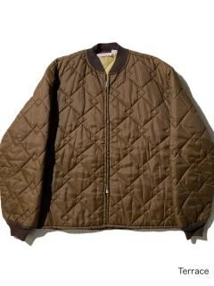 60's Quilting Jacket BROWN
