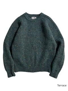 80's OLD GAP Mulch Color Nep Rib Knit