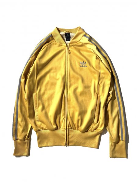 Adidas yellow track jacket sale