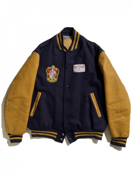 90's Golden Bear IVY'S LEAGUE Model Melton/Leather Stadium Jacket ...
