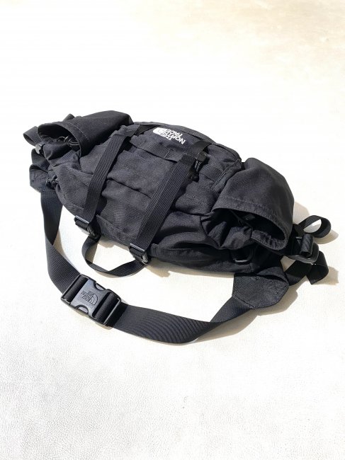 90's THE NORTH FACE Day Hiker Lumbar Pack BLACK - Lemontea Online Shop