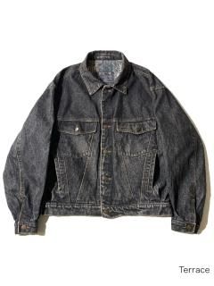 80's Black Denim Jacket MAED IN W.GERMANY
