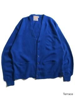 70~80s Cascade Acrylic Cardigan BLUE