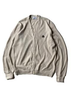 90's IZOD Orlon Acryl Cardigan BEIGE MADE IN U.S.A.