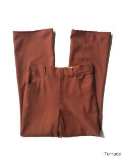 70~80's JCPenney Polyester Flare Slacks PERSIMMON ʼ W30 L31