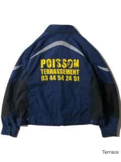 90s COFRA Reflector Engineer Jacket NAVY